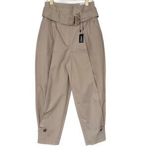 Express NWT Tan Paper Bag Pants Sz. US 4 short